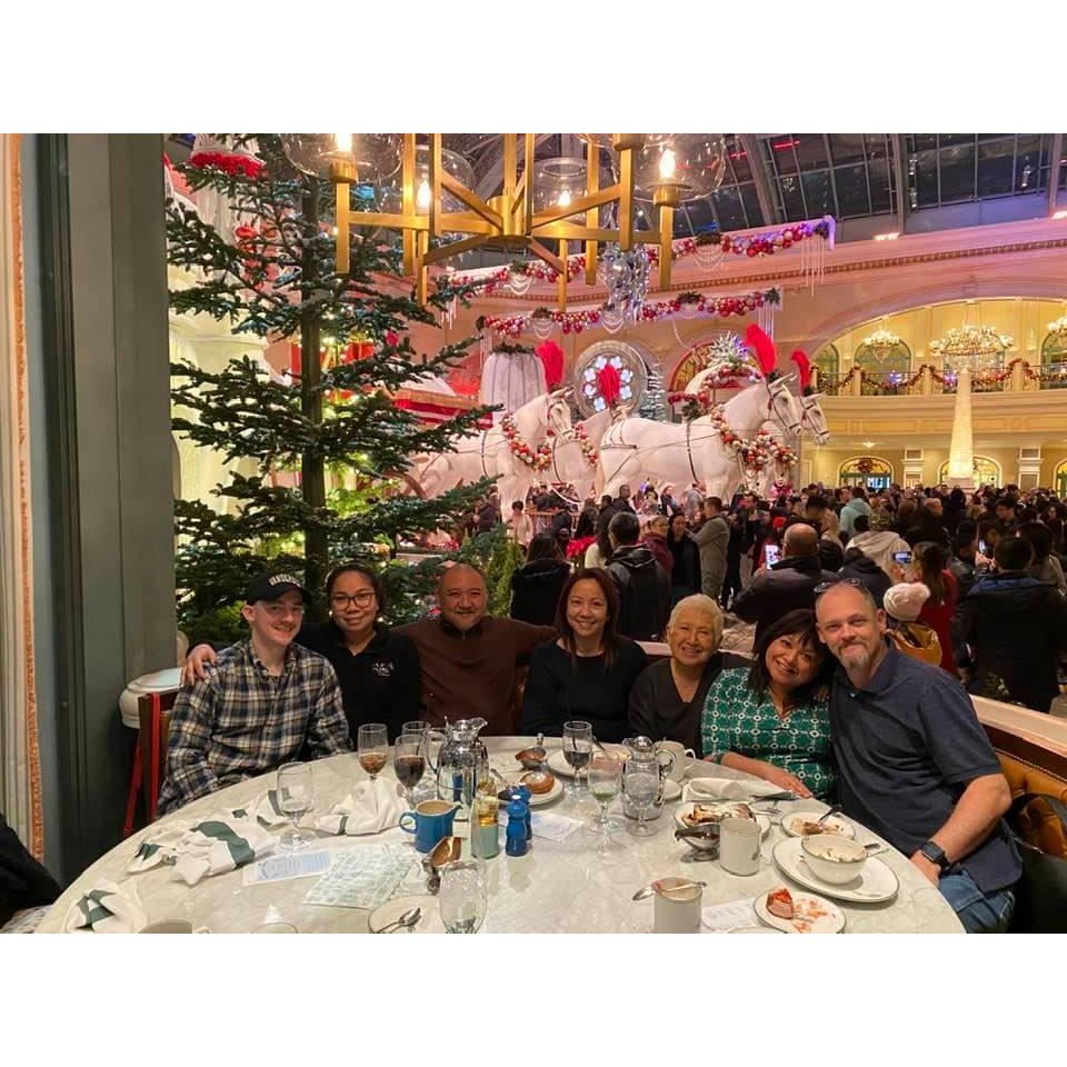 Sadelle's at the Bellagio with Patti's family