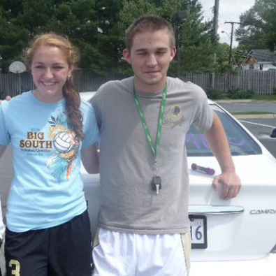 Pre Hayden & Scott dating - summer volleyball and football practice @ PVI