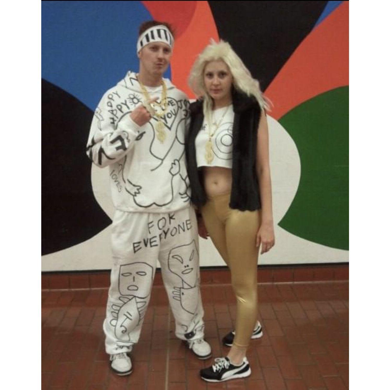 Our first Halloween (Oct 2010 as Die Antwoord)