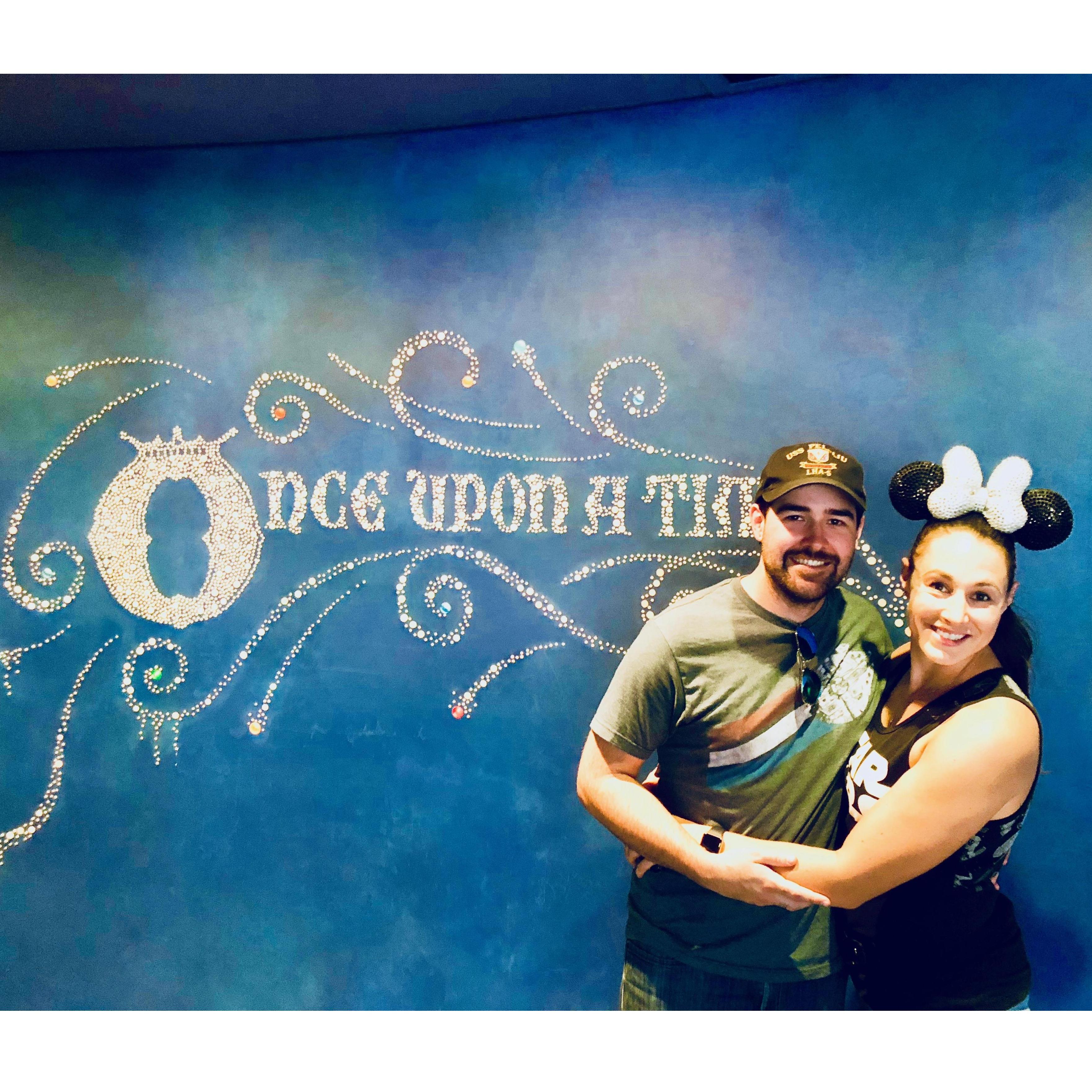 ... there was a prince and a princess. Last Disney trip of 2017.