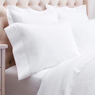 Eyelet Organic Pillowcase, Set of 2