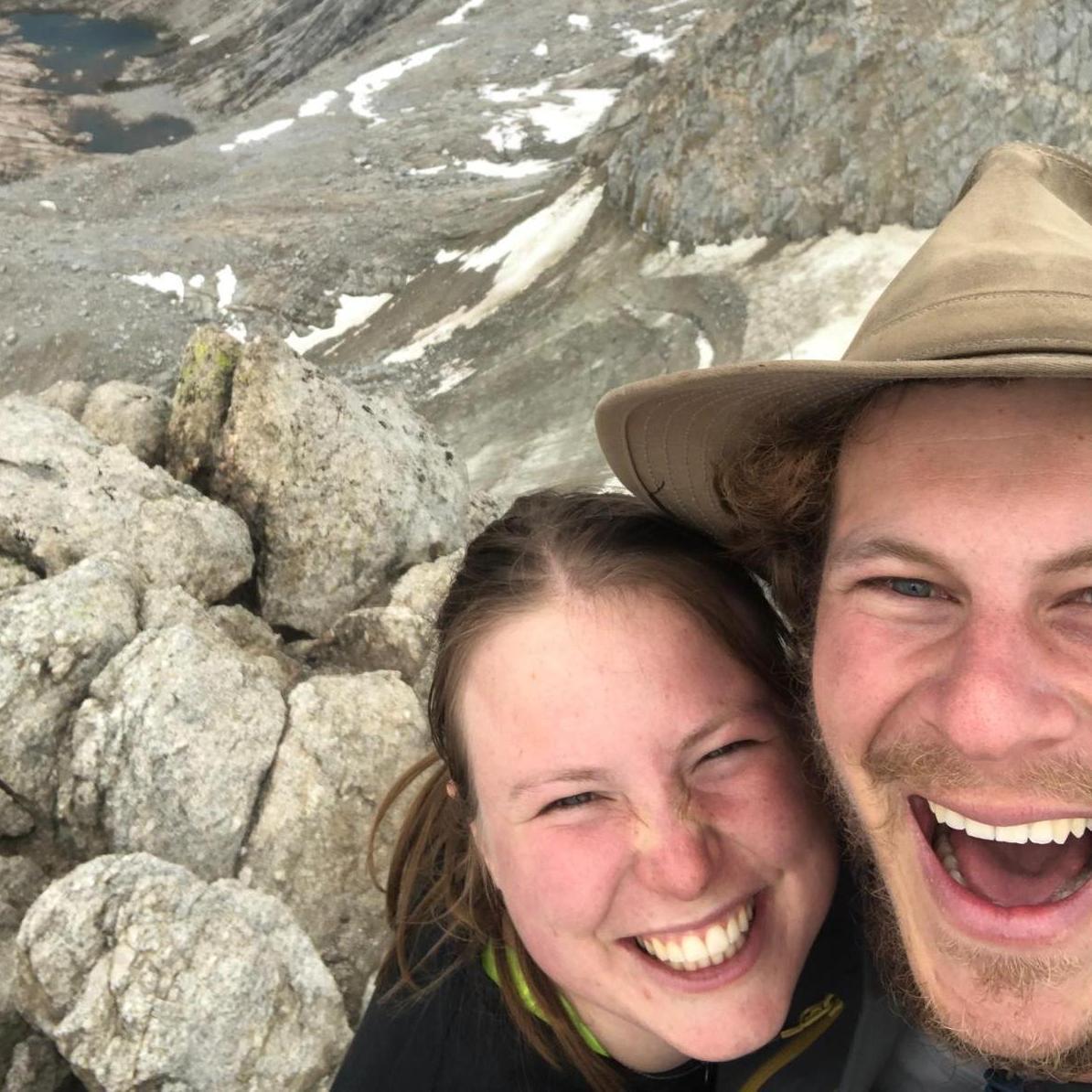 Standing at 12,590 feet above sea level on the summit of Mount Conness. Rained so hard on the way down that we almost slept in a cave. It was not the first time we ended up hiding from rain in a cave that week.