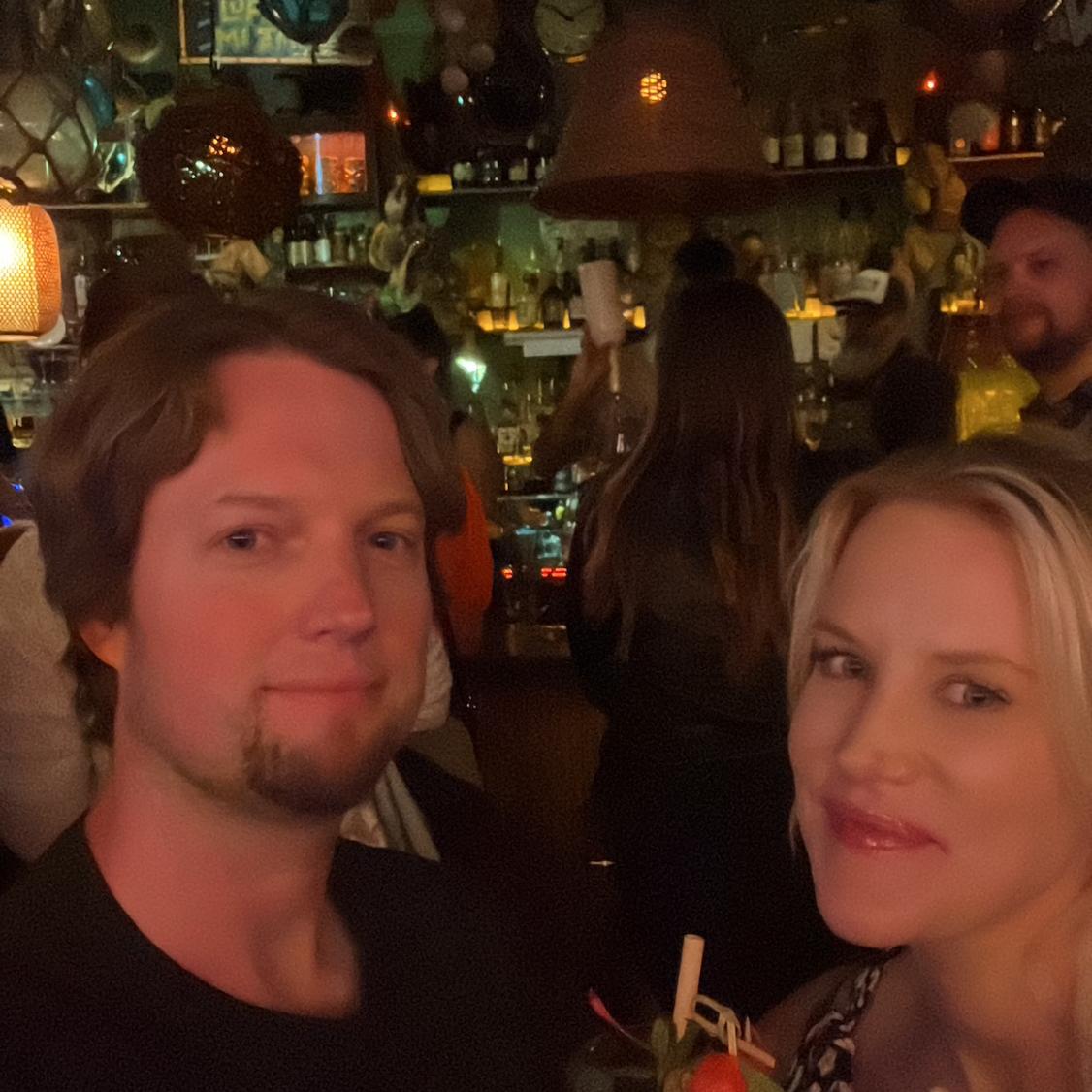 July 2023 - The Hague, Netherlands at a tiki bar