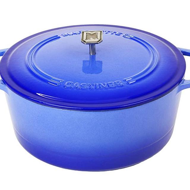 Marquette Castings 4 qt. Cast Iron Dutch Oven (Superior Blue)