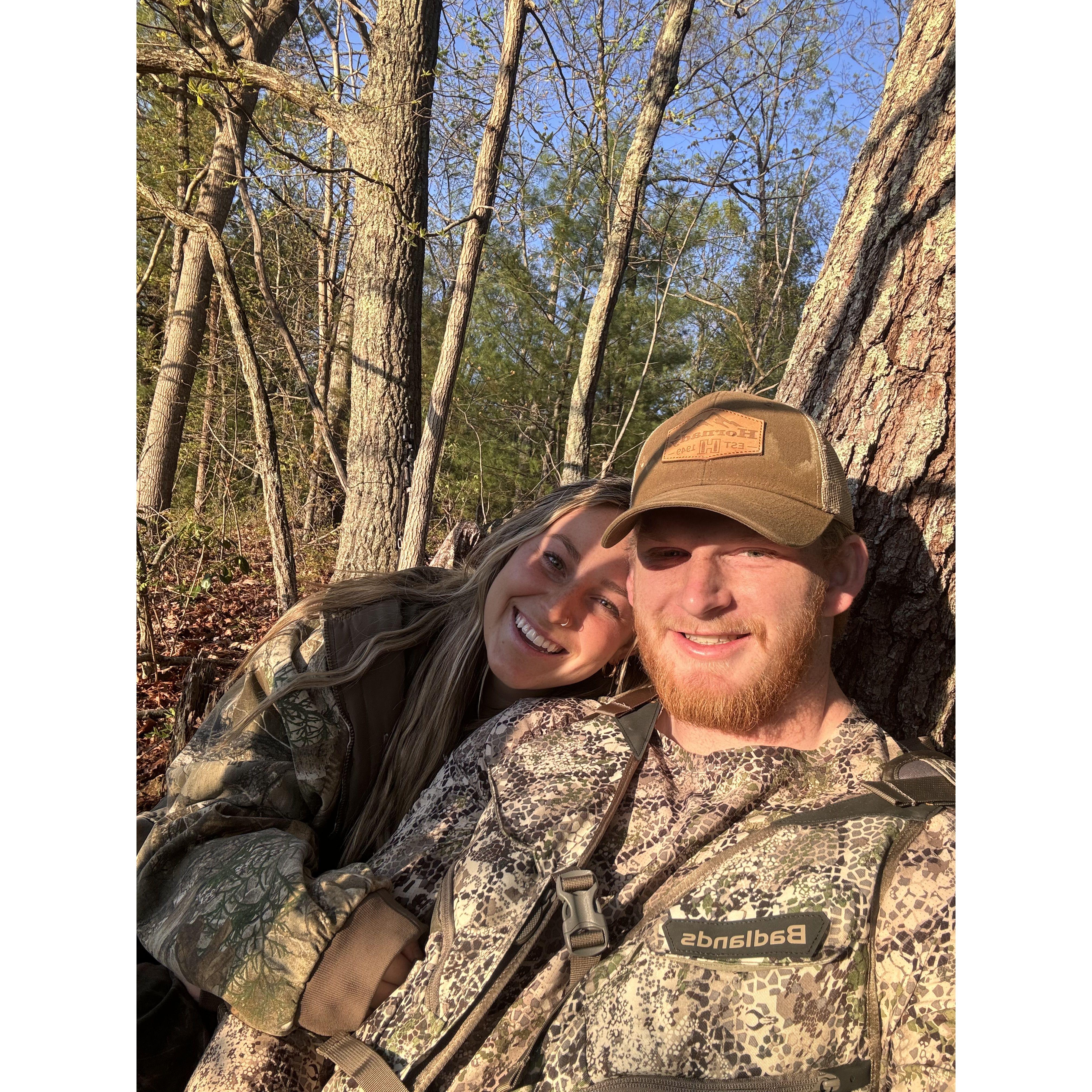 April 15, 2024
John took me on my first hunting trip during turkey season in VA.