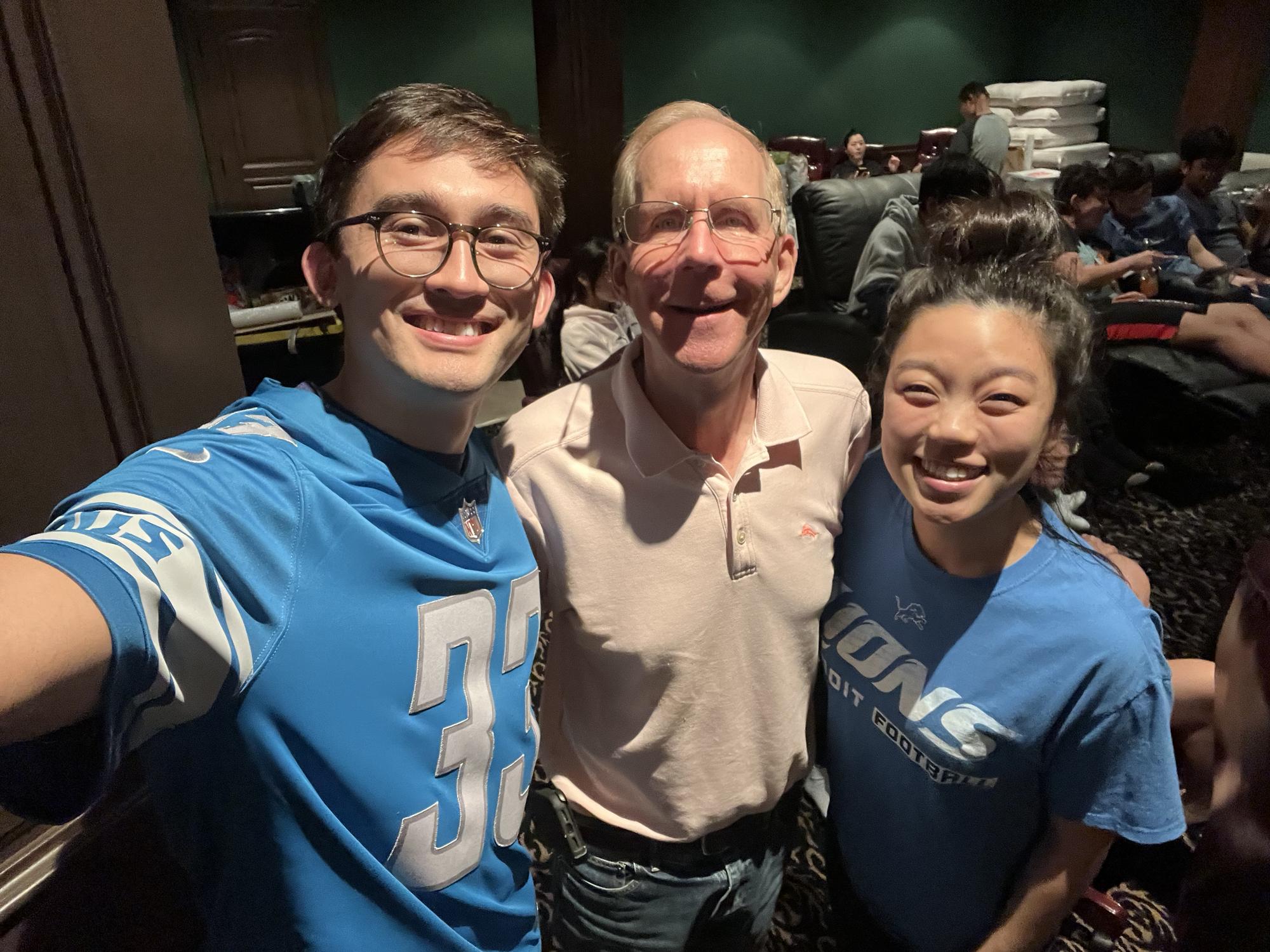 Representing the Lions with Uncle Bill!