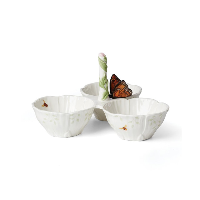 Lenox Butterfly Meadow Floral 3-Tiered Server