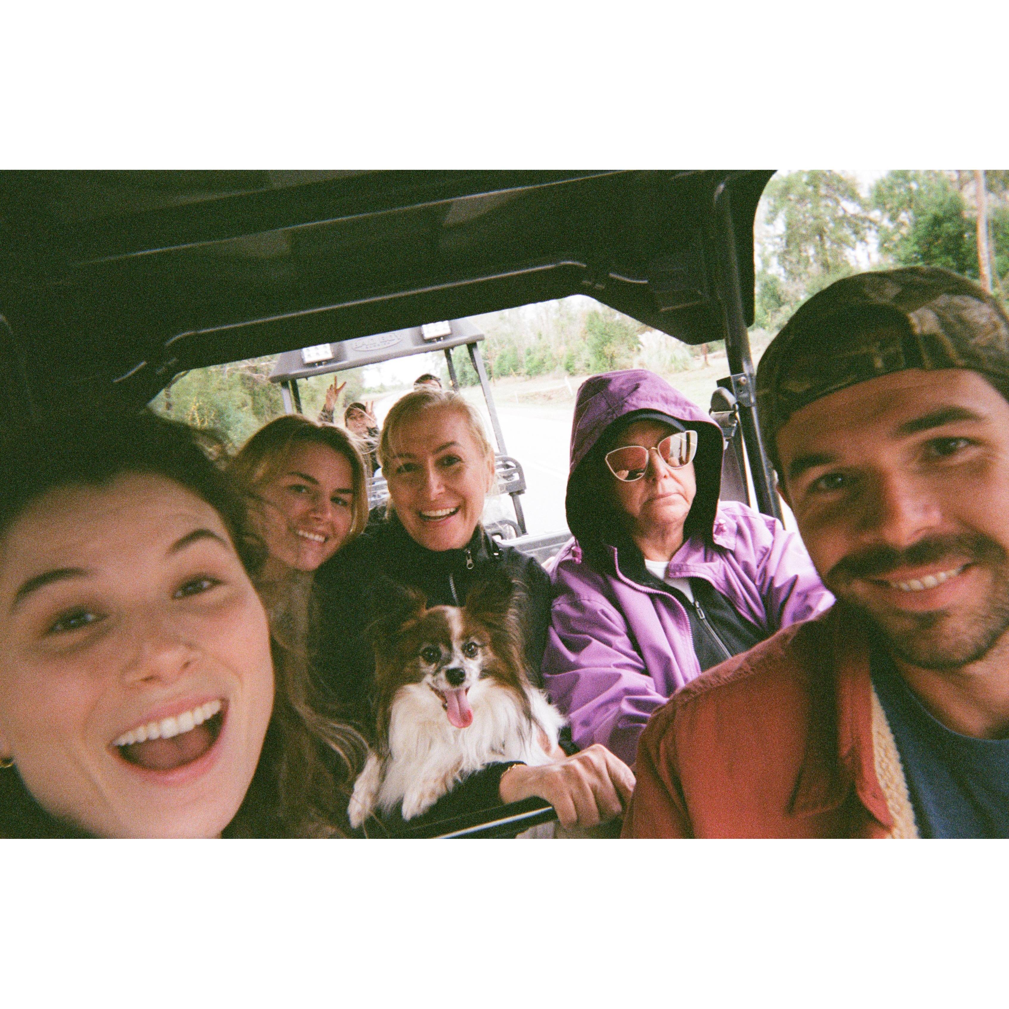Taking the UTV out with the Fam in Georgia.  Grandma Faith had a blast, it was just showing on Rocky's face.