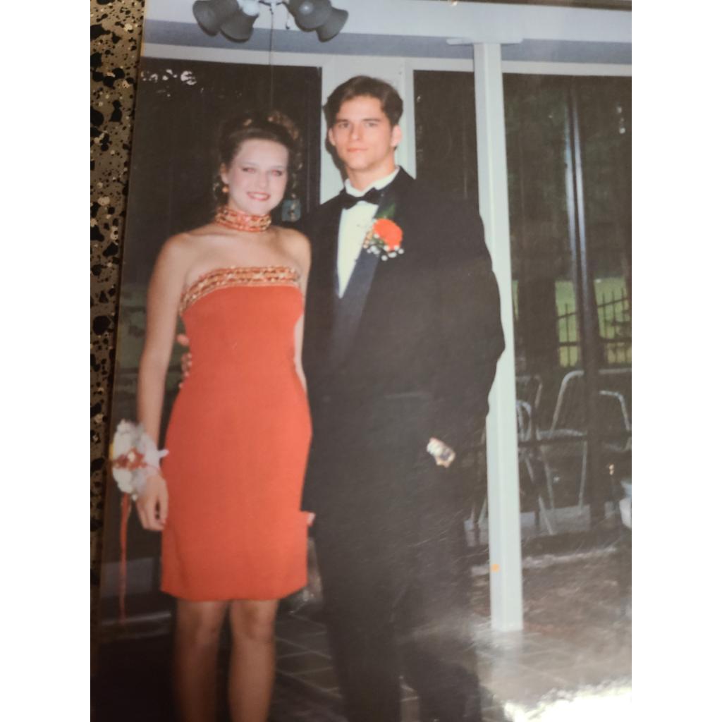 We were together for his senior prom at Longview High School in 1994.