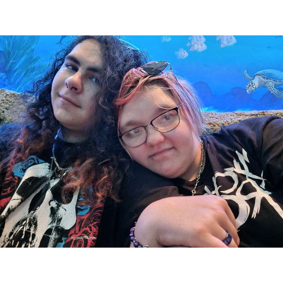 at the aquarium restaurant in Denver