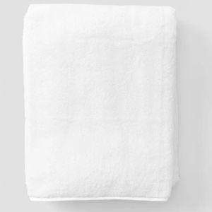 Signature Bath Towel - White on White