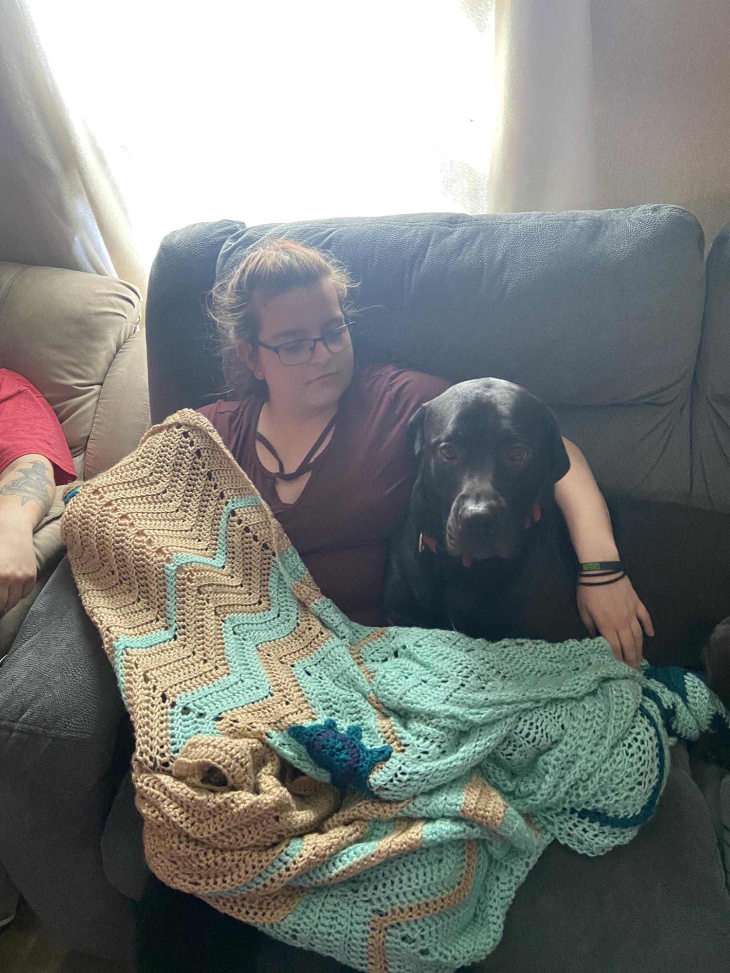 Catelyn (maid of honor) and Dexter (Quentin and Kayla’s dog!)