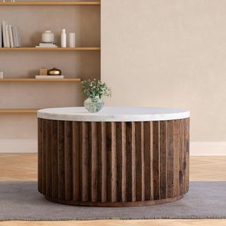 Natural Wood Coffee Table