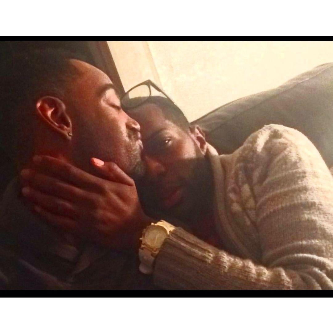 Our First date, he came over and I cooked for him.....The rest is HISTORY!!!