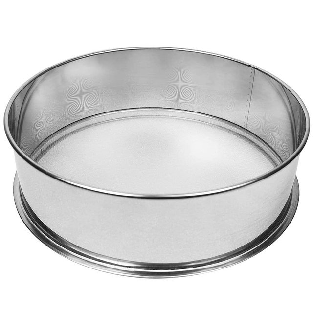 Sidasu Vibrating Sifter Mesh Screen 60 Mesh Stainless Steel Sieve Mesh for Automatic Powder Machine Silver (UHKBY60MXSW004)
