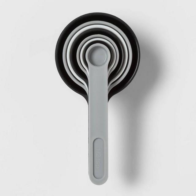 8pc Plastic Measuring Cups Gray - Room Essentials™