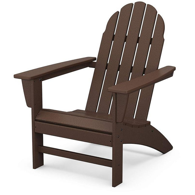 Polywood Vineyard Adirondack Chair, Mahogany