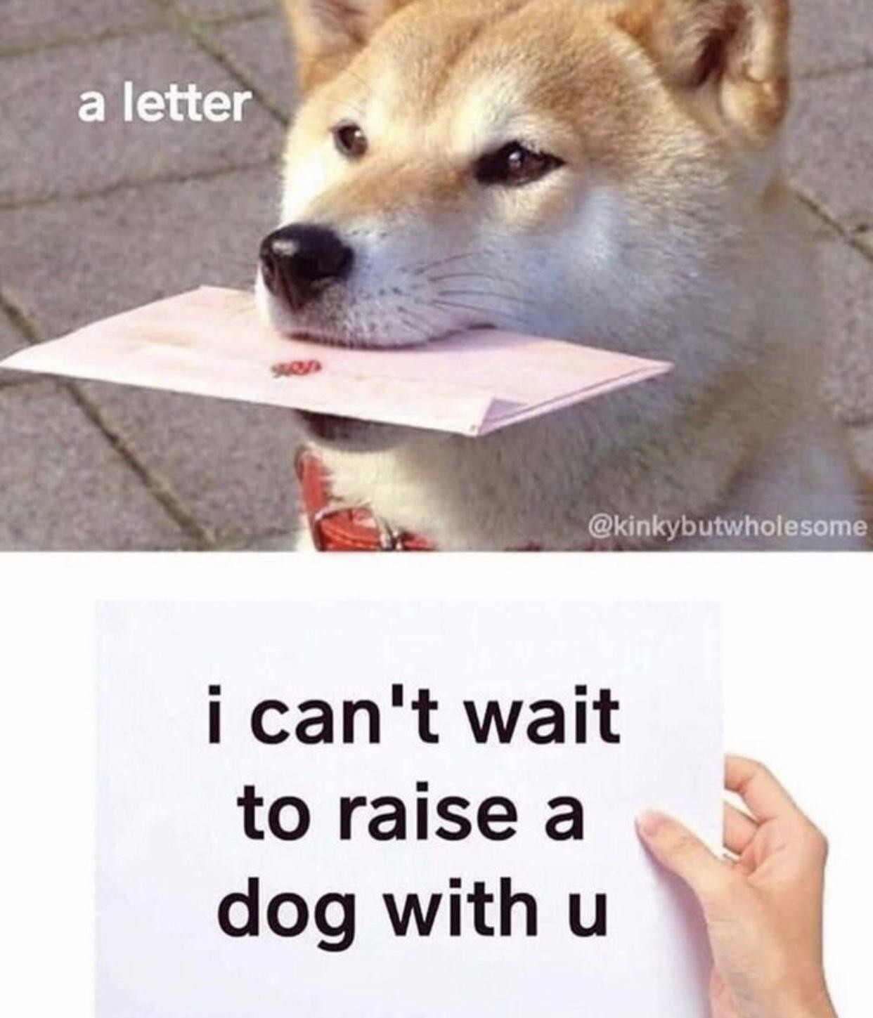 An example of the dumb cute love memes Mary sends Jesse sometimes [3/10]