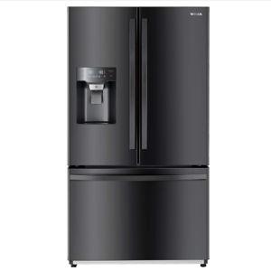 Refrigerator With a Dual Ice Maker - Black Stainless Steel