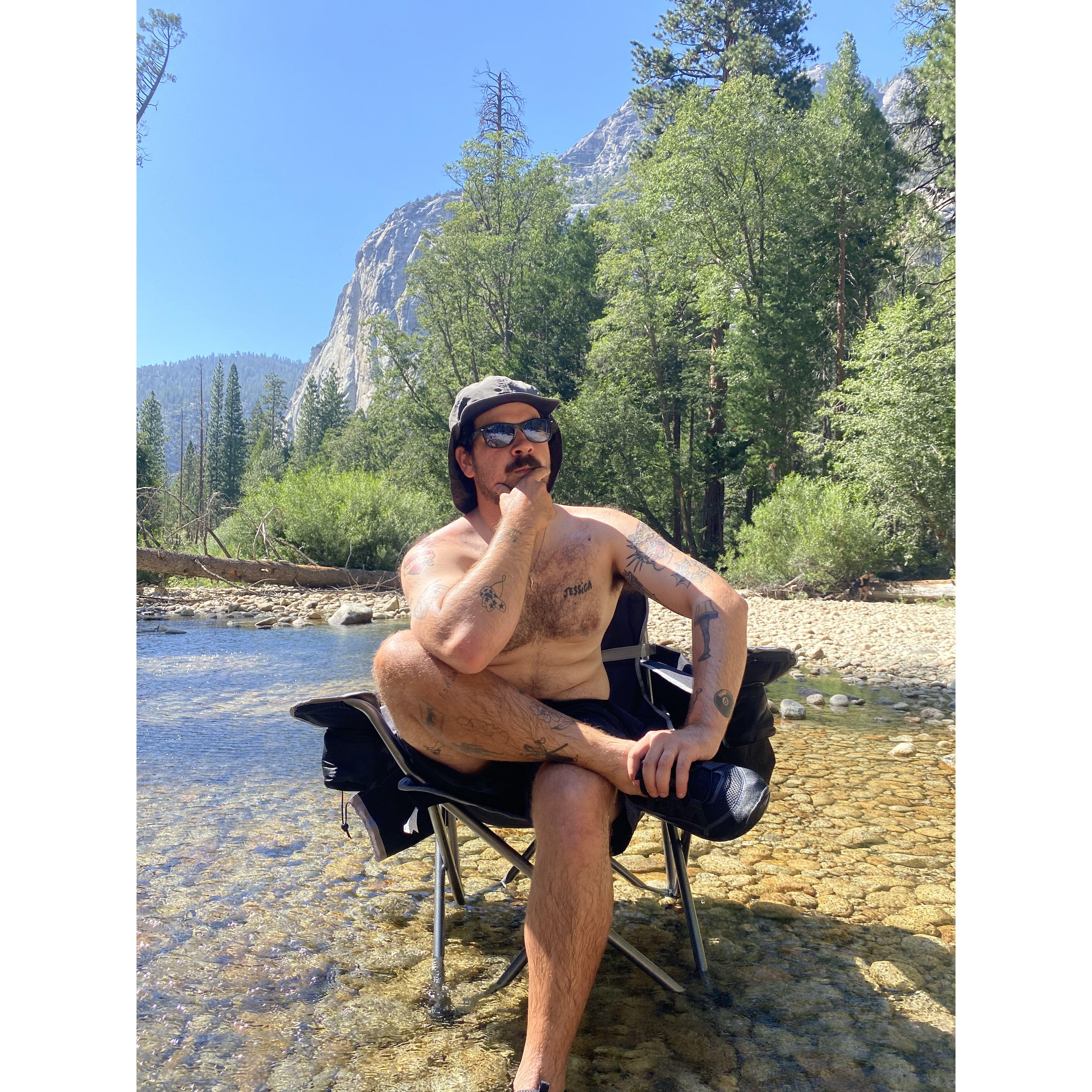 That first camping water feeling