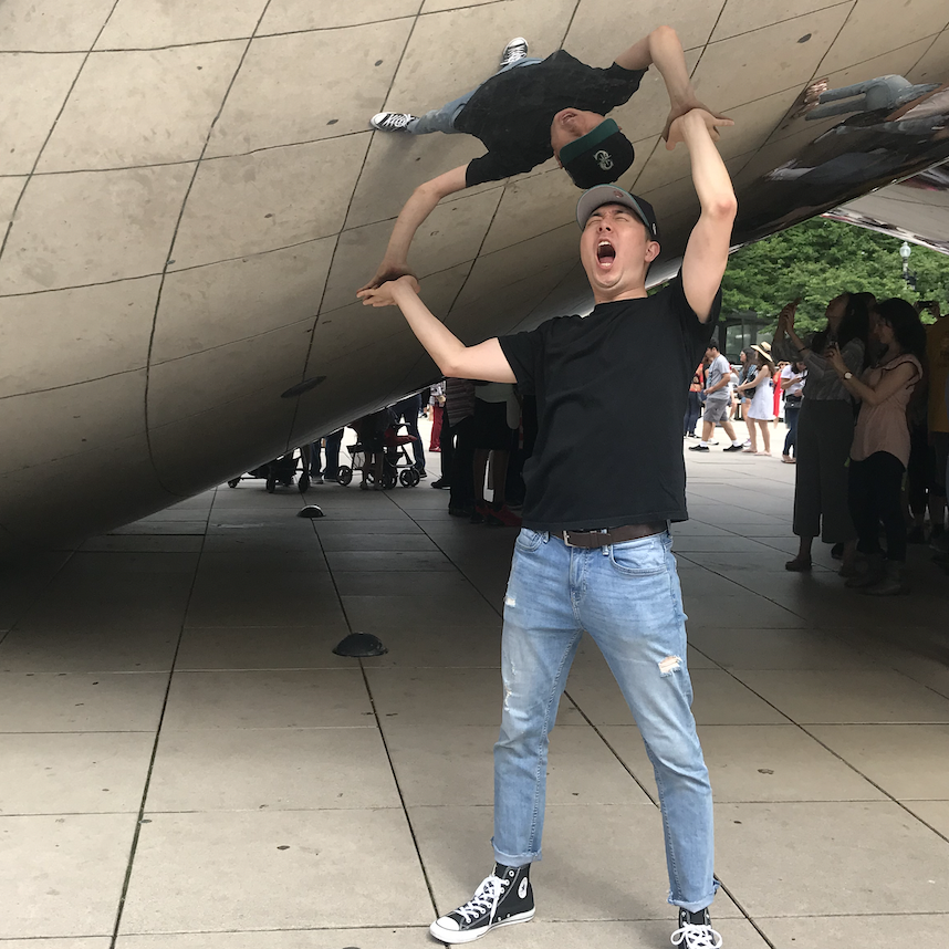 Our trip to Chicago, for Drew's work!