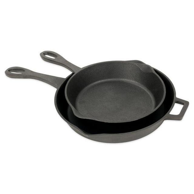 Bayou Classic® Cast Iron 2-Piece Skillet Set