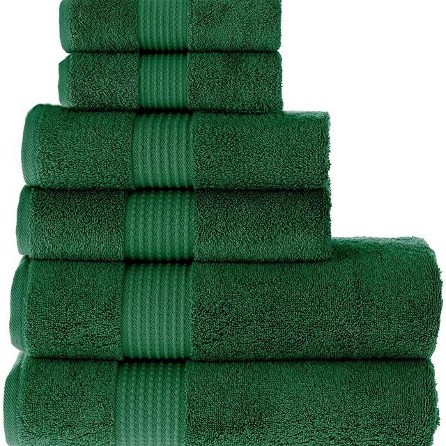 Maura Basics Performance Bath Towels Set with Hanging Loop. American Standard Towel Size. Soft, Durable, Long Lasting and Absorbent 100% Turkish Cotton Bath Towels Set for Bathroom