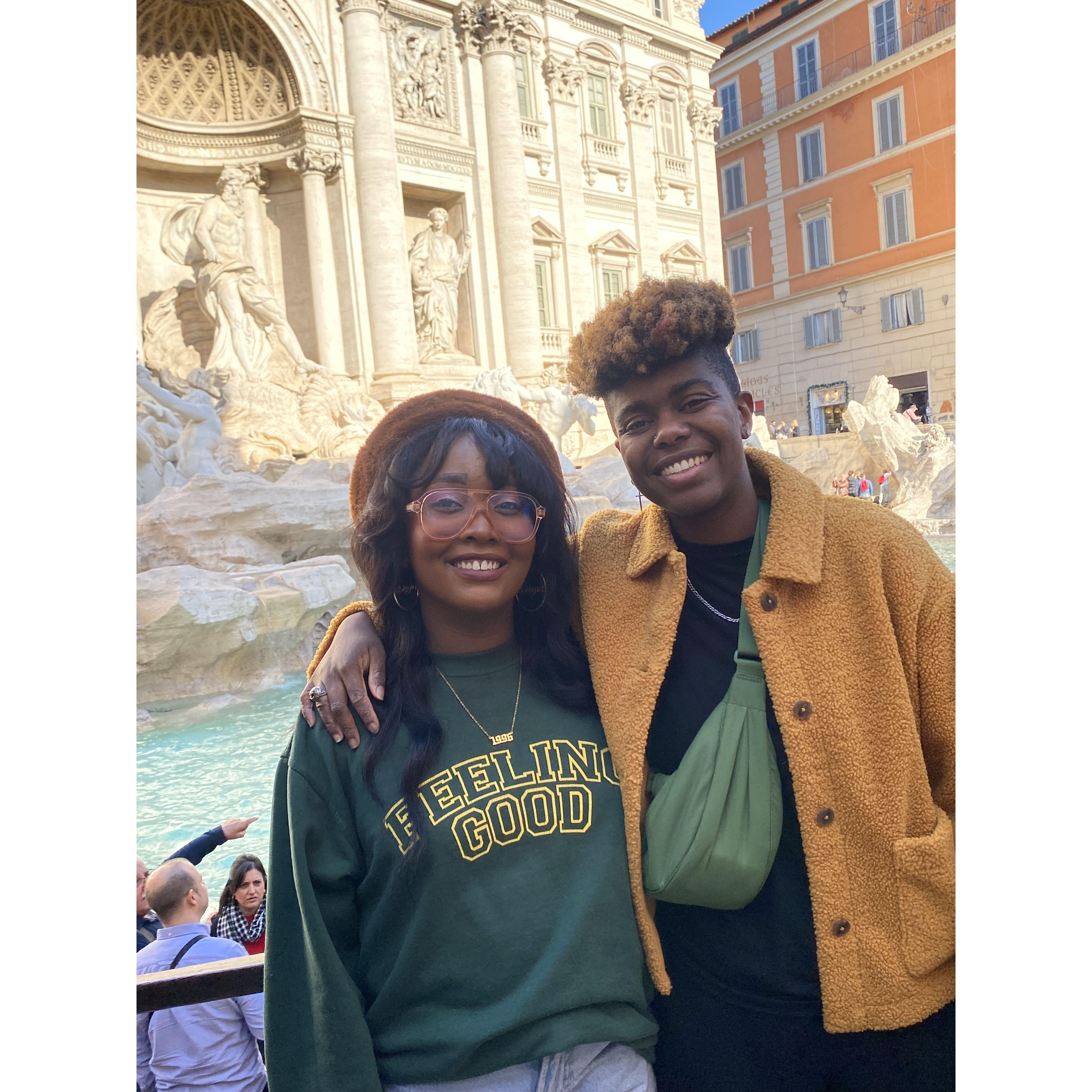 Visiting Rome a few winters ago.