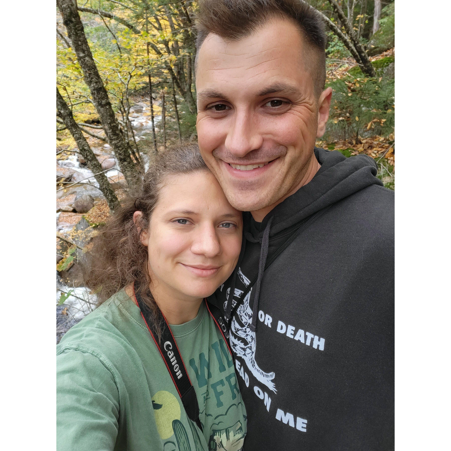 Our first trip together, White Mountains NH.