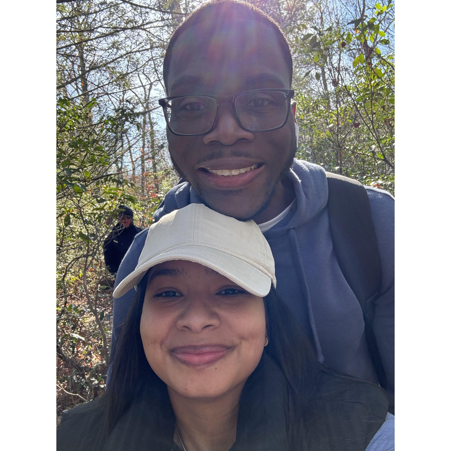 Kaydee fell and sprained her ankle 3 seconds after this picture was taken and still had most of the hike left.