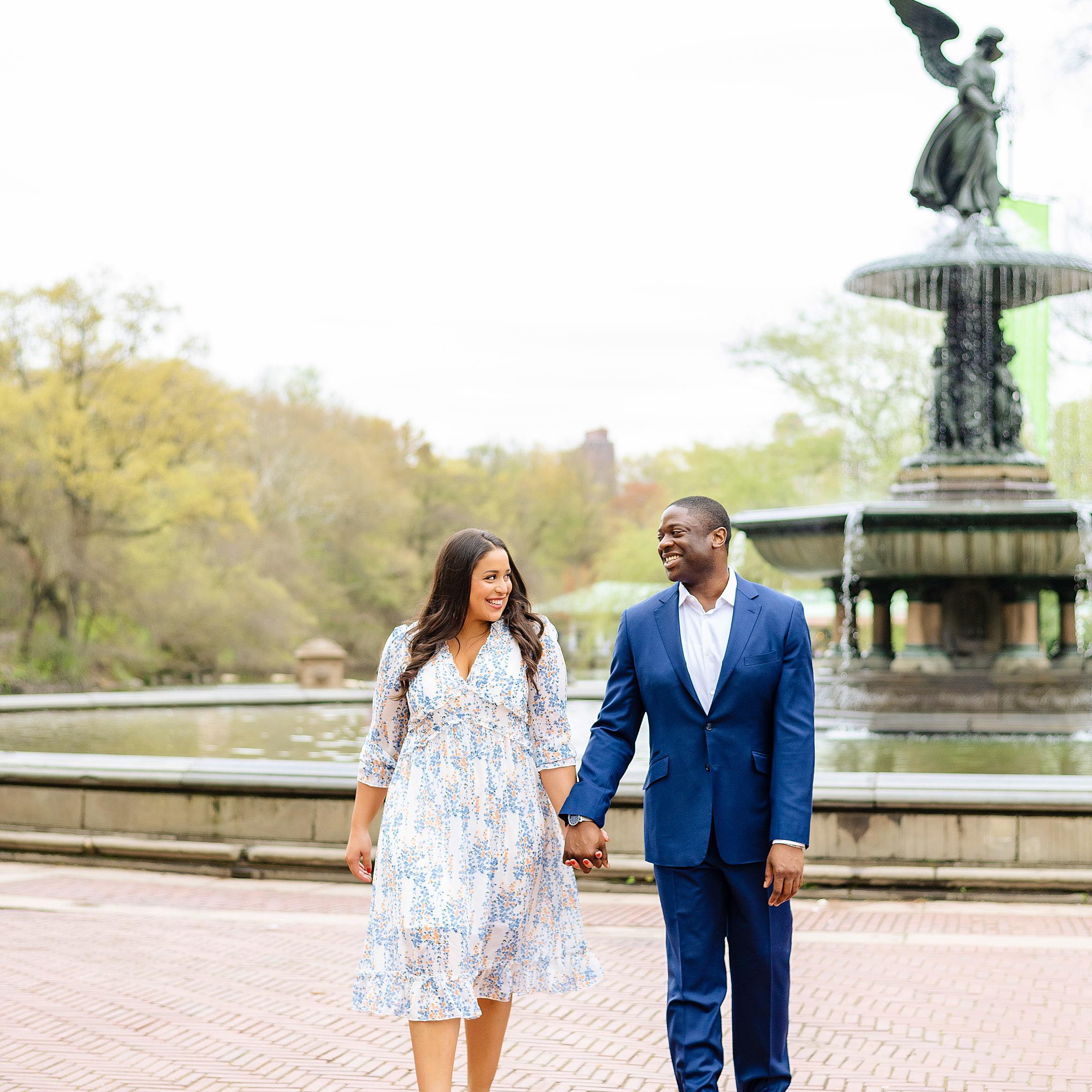 Bethesda Fountain has been a source of comfort for us on many days!