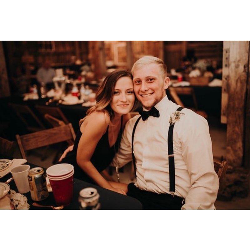 Our first wedding together.