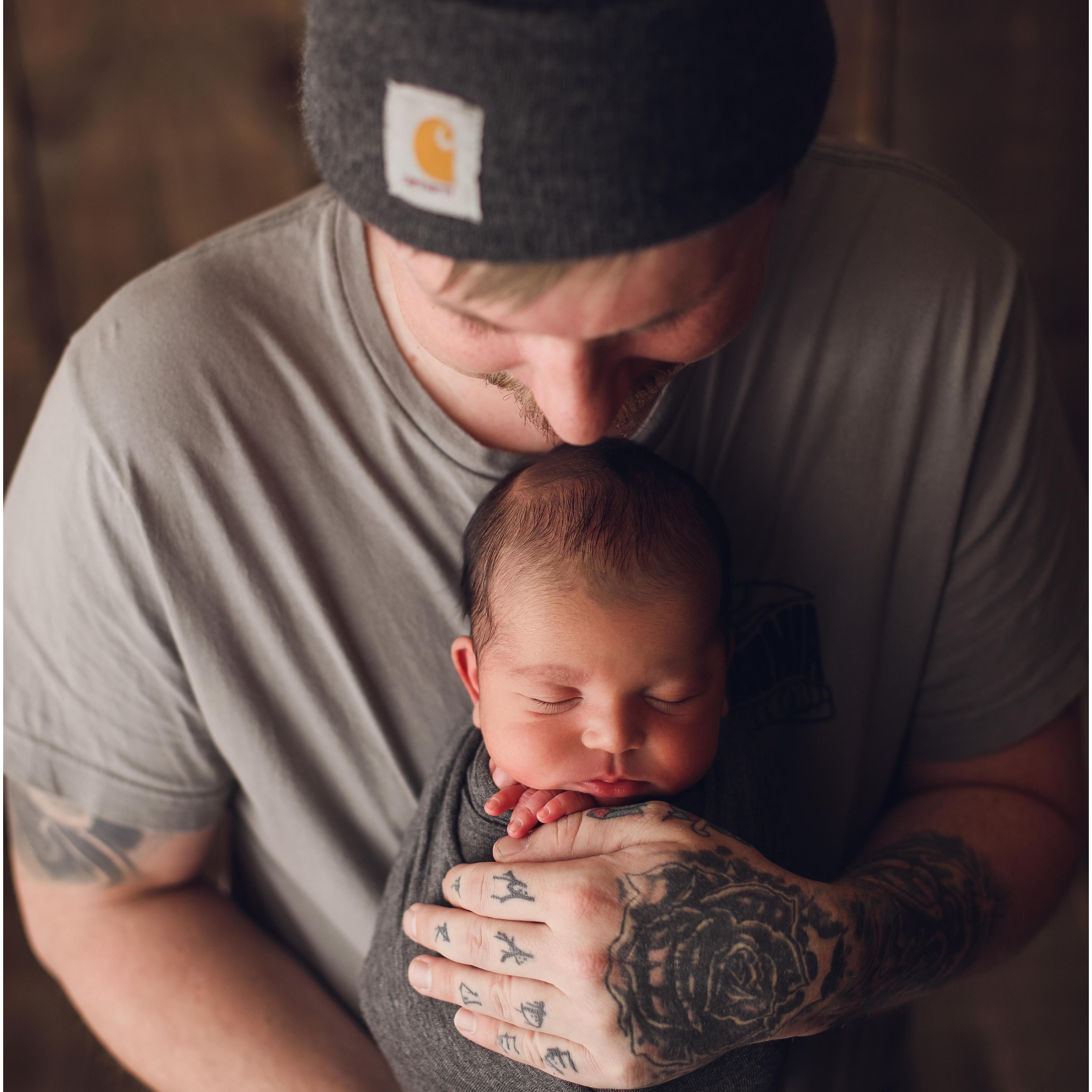 Dad finally got his boy, Mack!