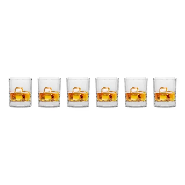 Luigi Bormioli Strauss SON.hyx Square Juice Glasses (Set of 6)