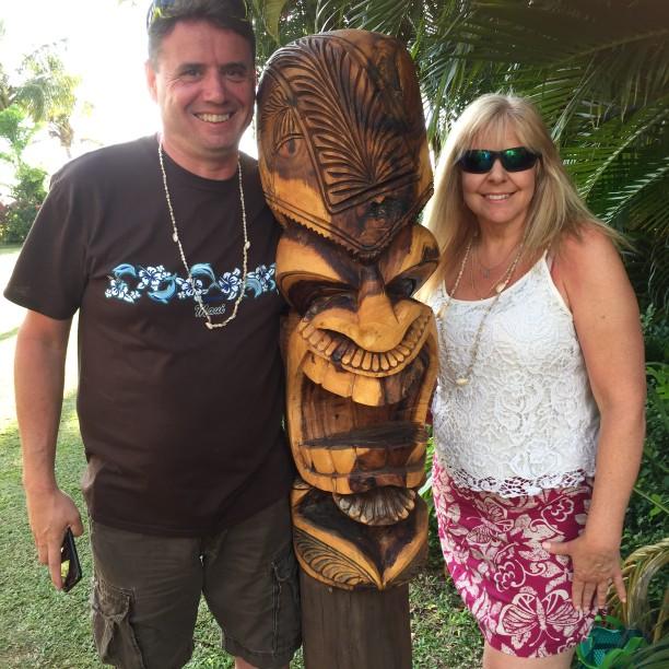 During our trip to Maui, we were invited to a luau