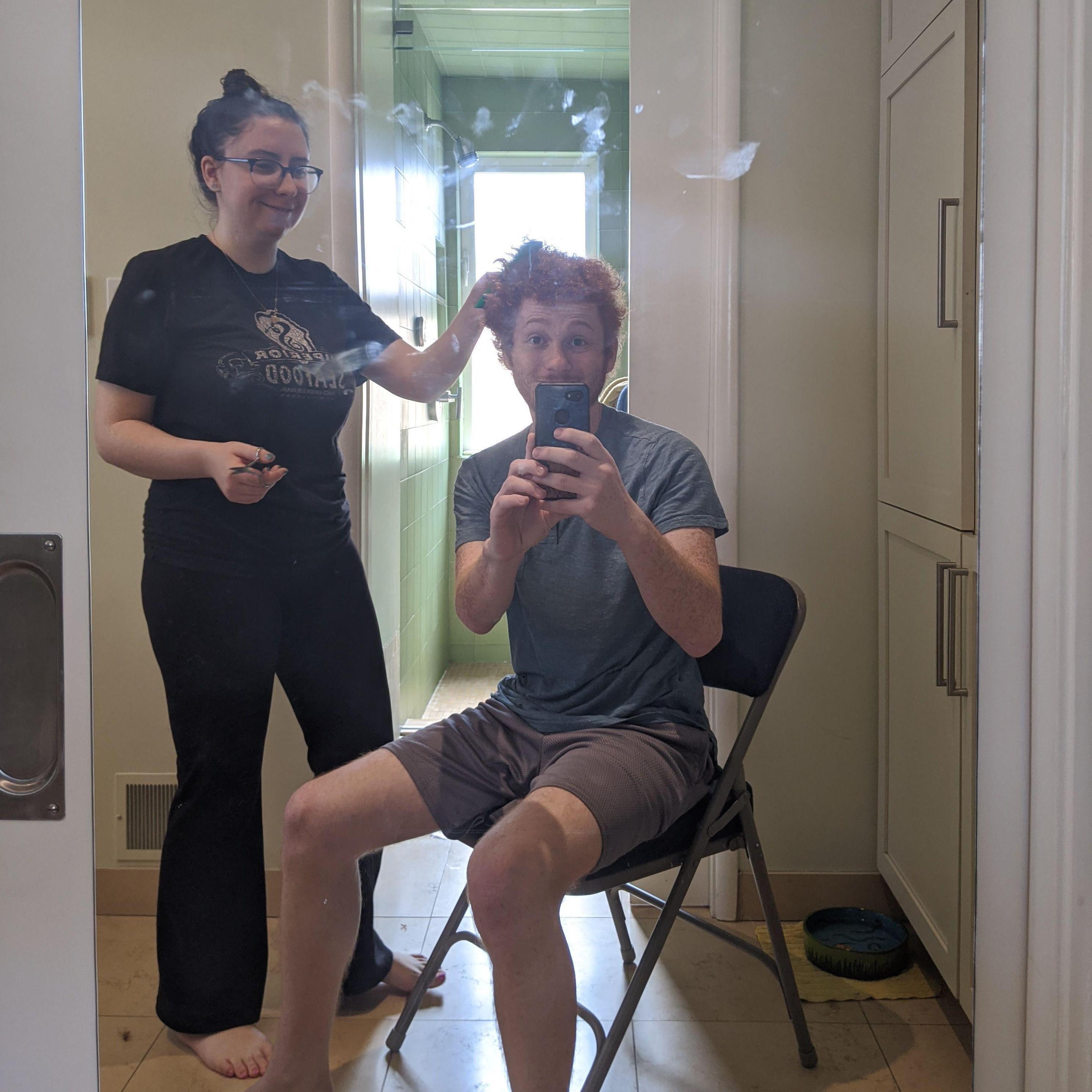 Mar 2020 - SF |
First haircut in quarantine