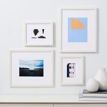 Assorted Wood Gallery Frames - Standard Mat - Color: Wheat