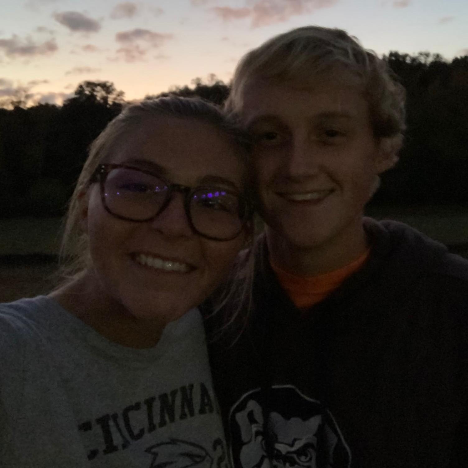 Taking a sunset walk at JU.