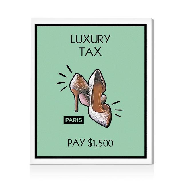 Oliver Gal Paris Shoes Wall Art, 24" x 20"