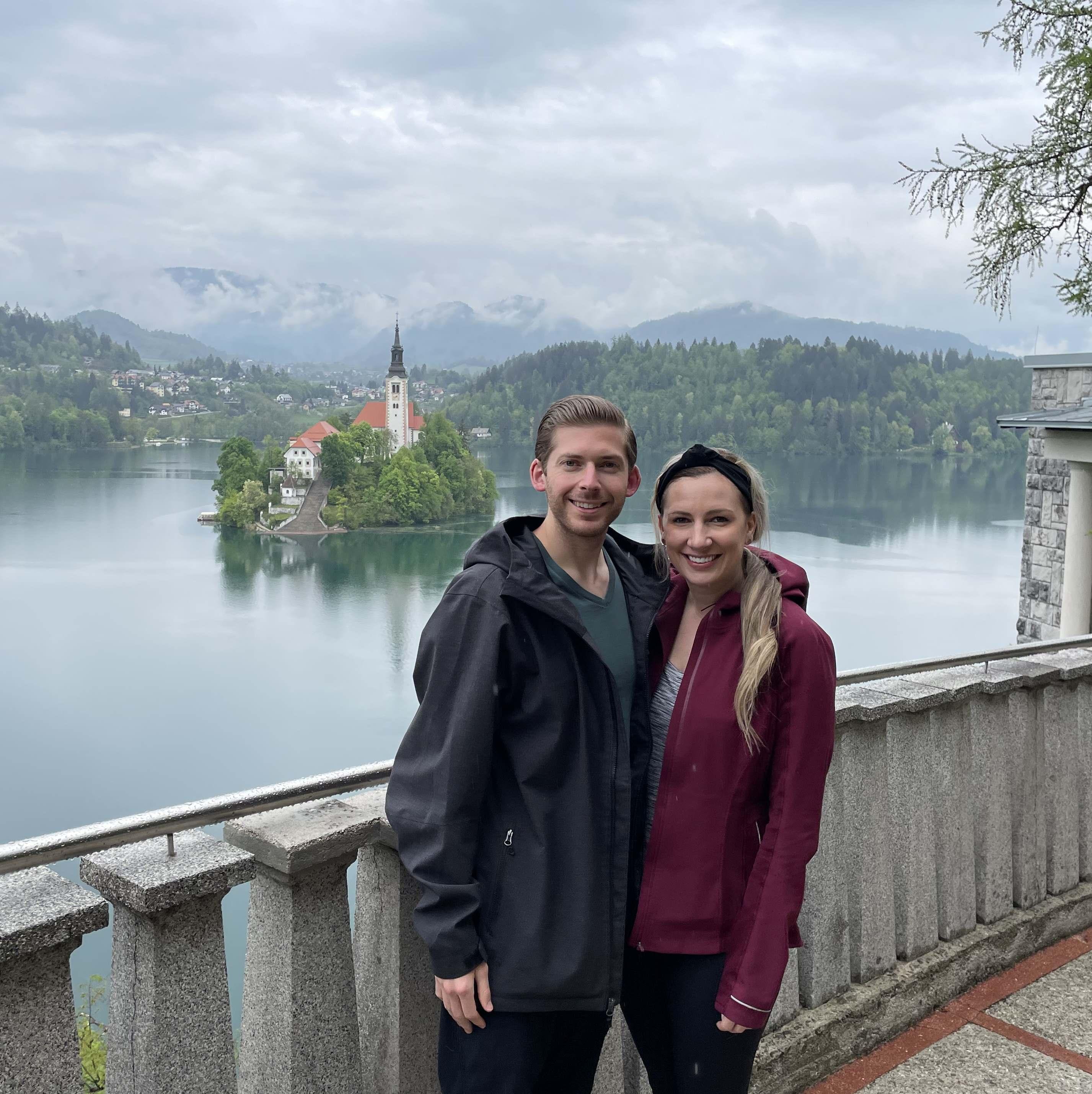 Lake Bled in Slovenia. May 2022