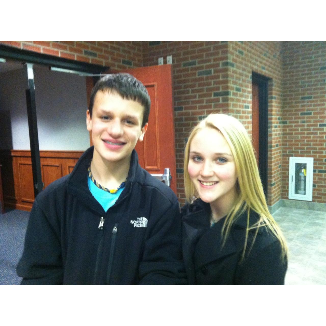 Our FIRST photo together 2013