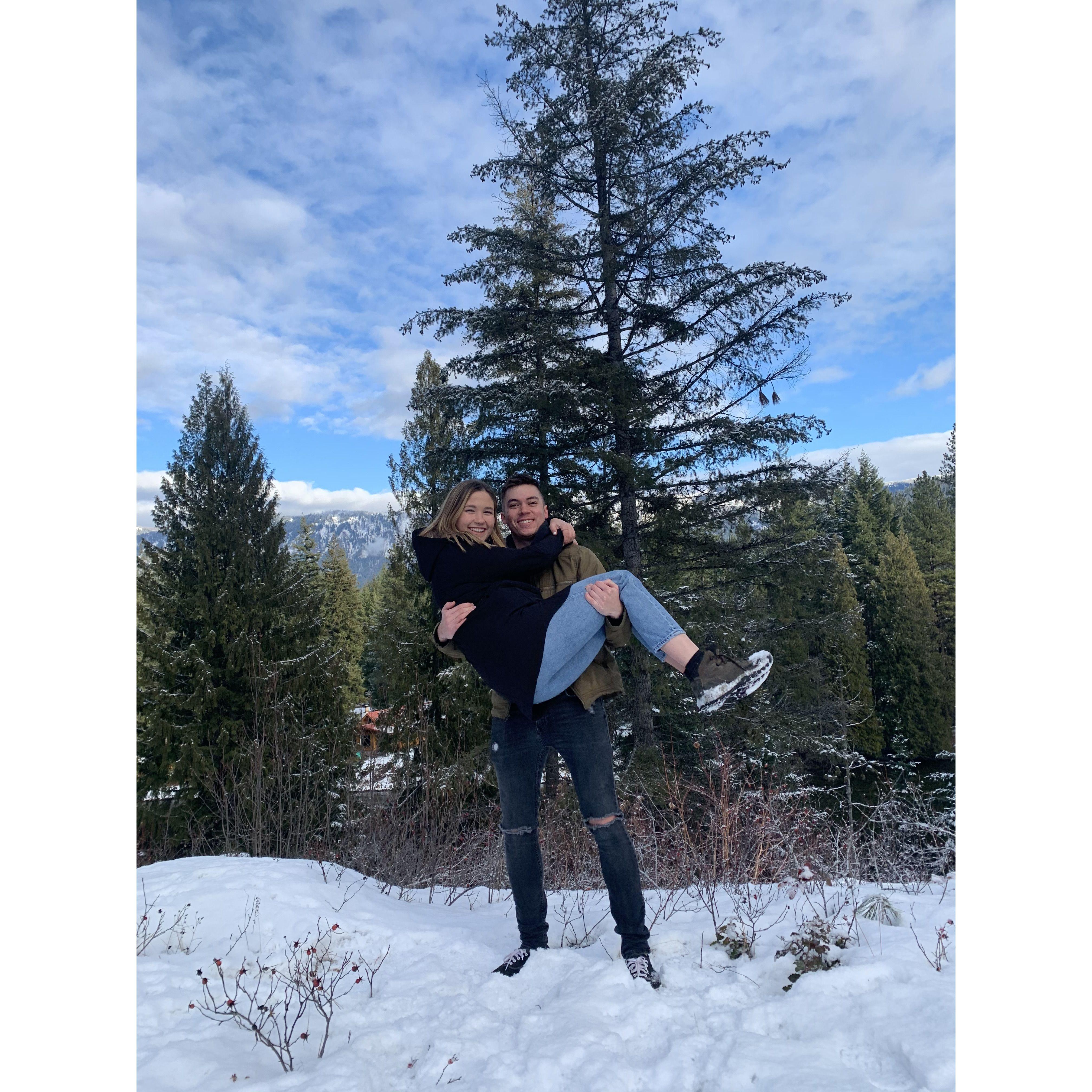 In Leavenworth around Christmas time!