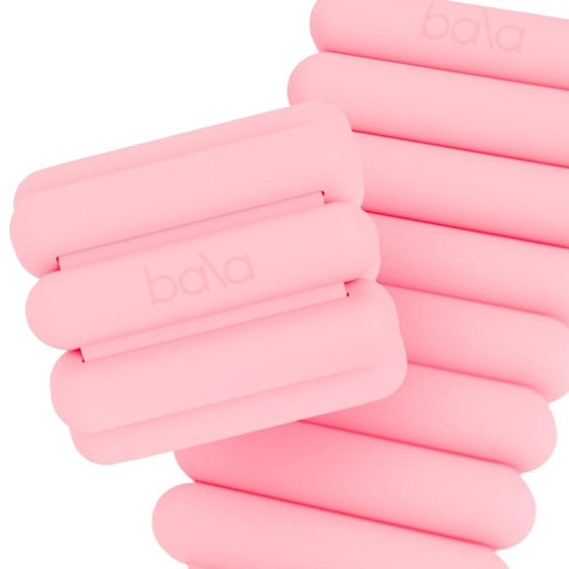 Bala Bangles Wrist & Ankle Weights - Adjustable Weighted Bands for Women & Men - Soft Silicone Arm & Leg Weights for Pilates, Yoga, Walking, Barre, Home Workout & Strength Training Exercise