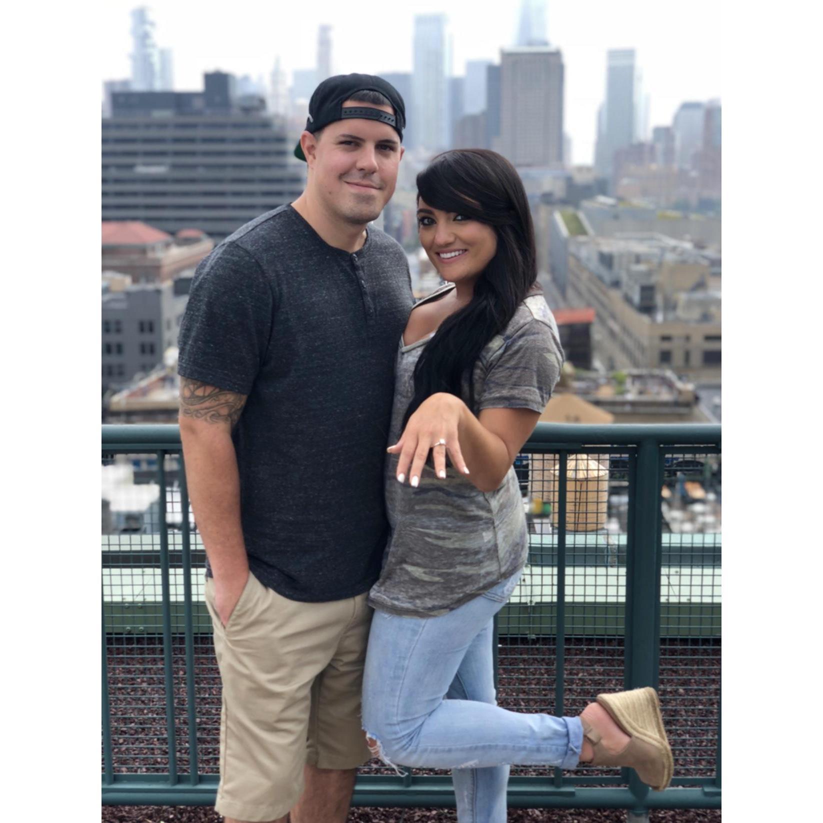 The future Mr. and Mrs. Gelish.