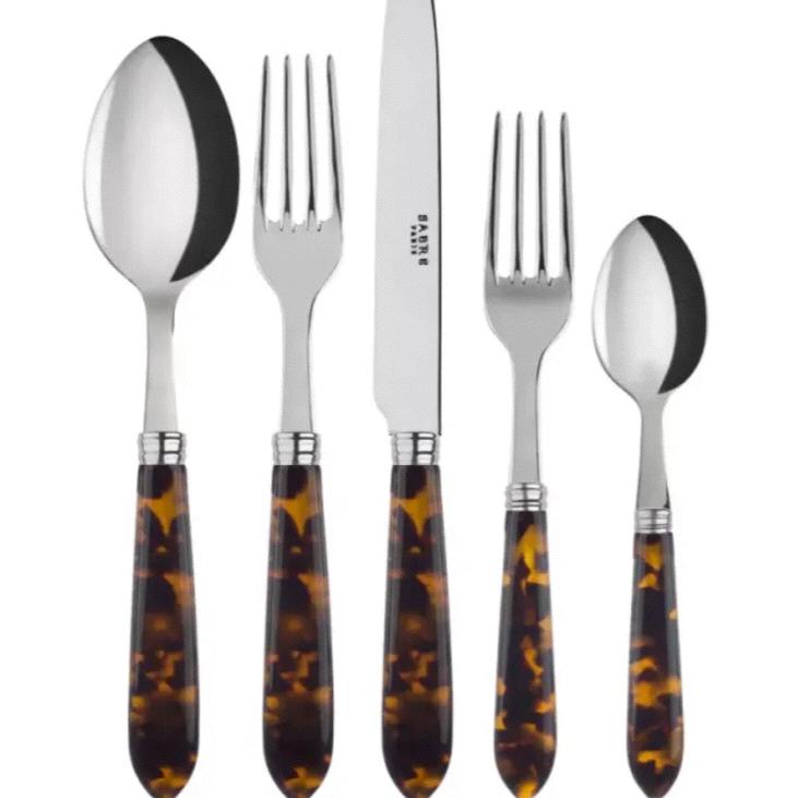 Sabre Paris Tortoise Place Setting, Set for 2