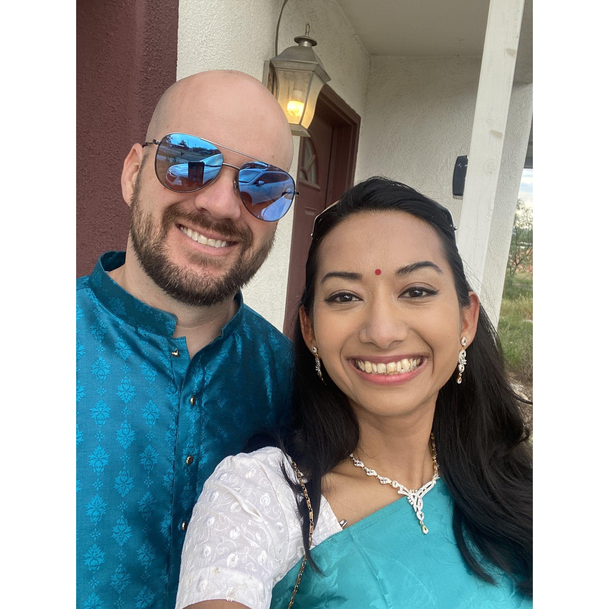 Matching outfits!