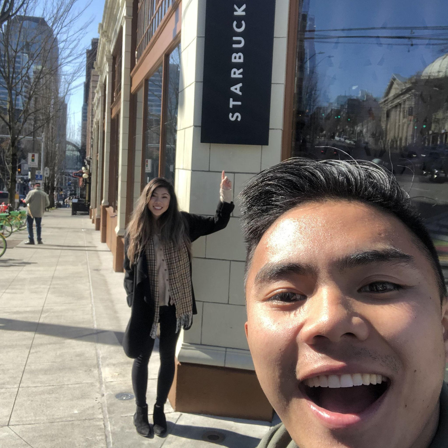 2019 - Our first trip together! We went to Seattle and visited the Starbucks Reserve