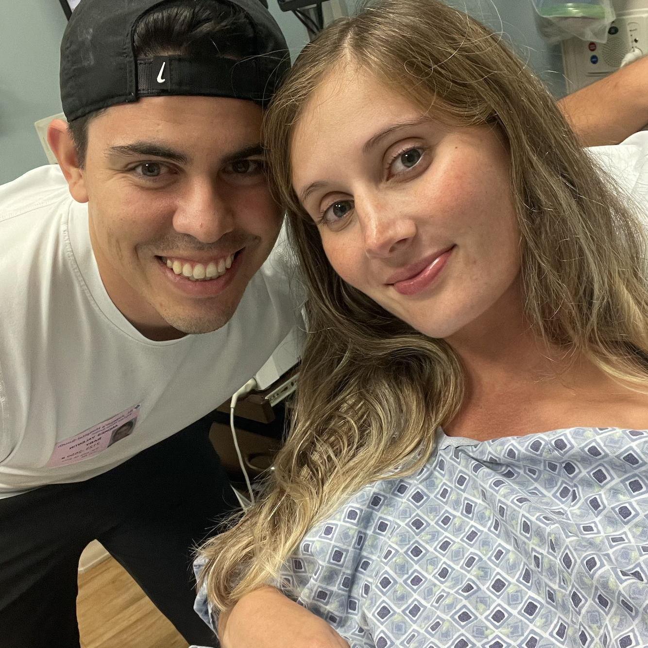 Our last picture as a family of 2 before Niko made his arrival