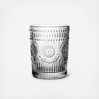 Rosetti Old Fashioned Glass, Set of 24