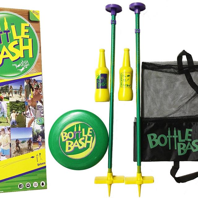 Bottle Bash Standard Game Set with Soft Surface Spike